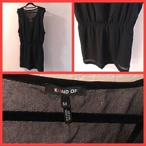 NWT. KIIND OF Black dress 